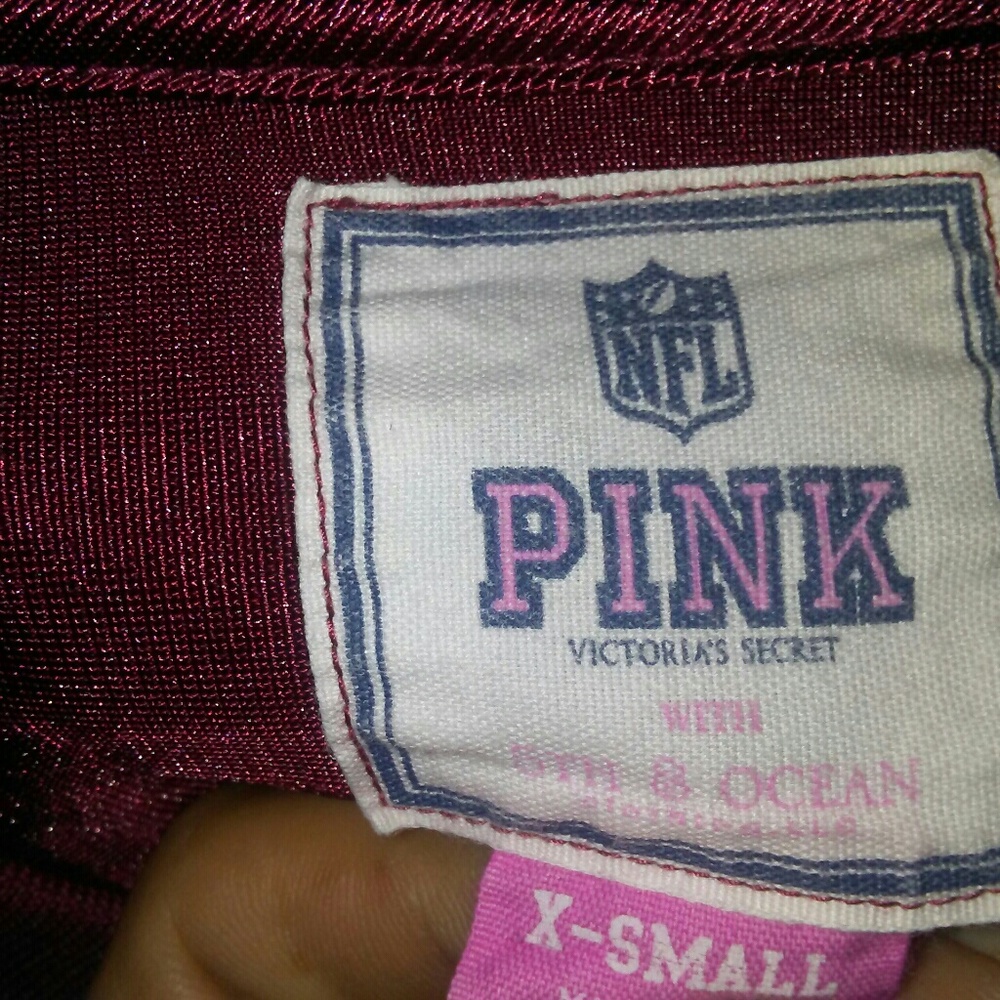 Pink Victoria Secret Redskins Jersey gently used - Picture 3 of 3